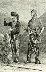 Krieger von Goori und Krieger von Lesghia